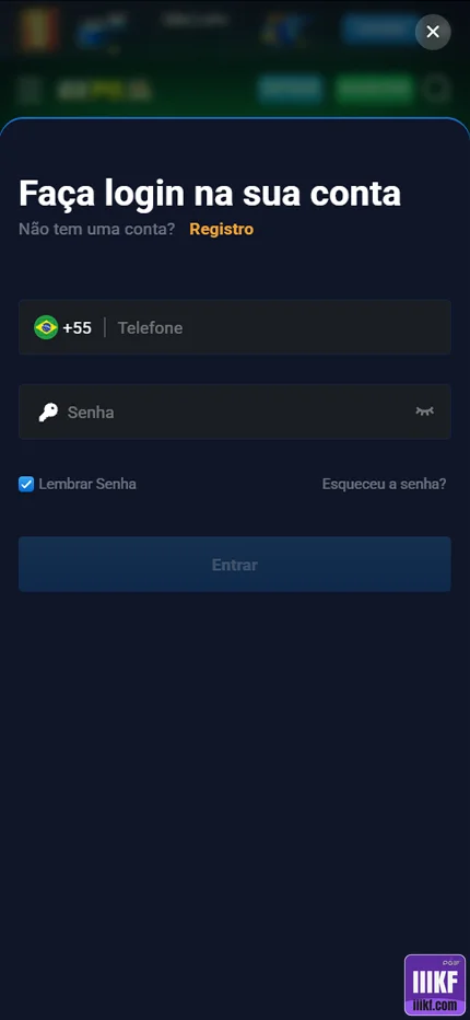 iiikf - login premium - Entrar na Conta